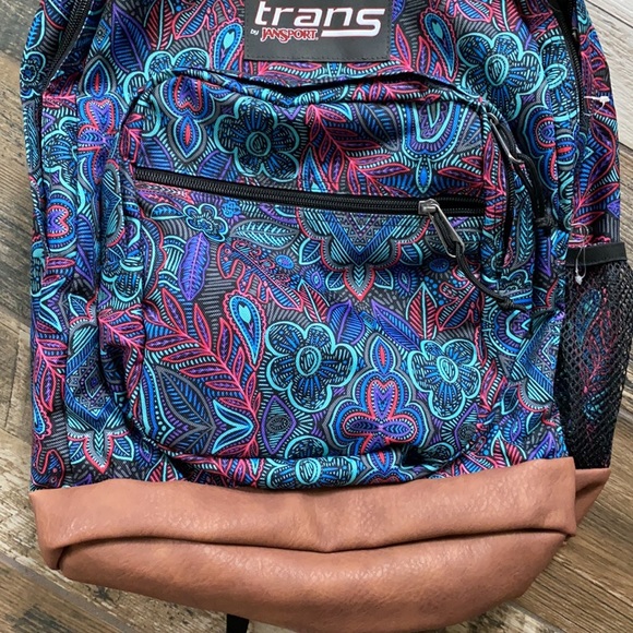 trans jansport backpack floral